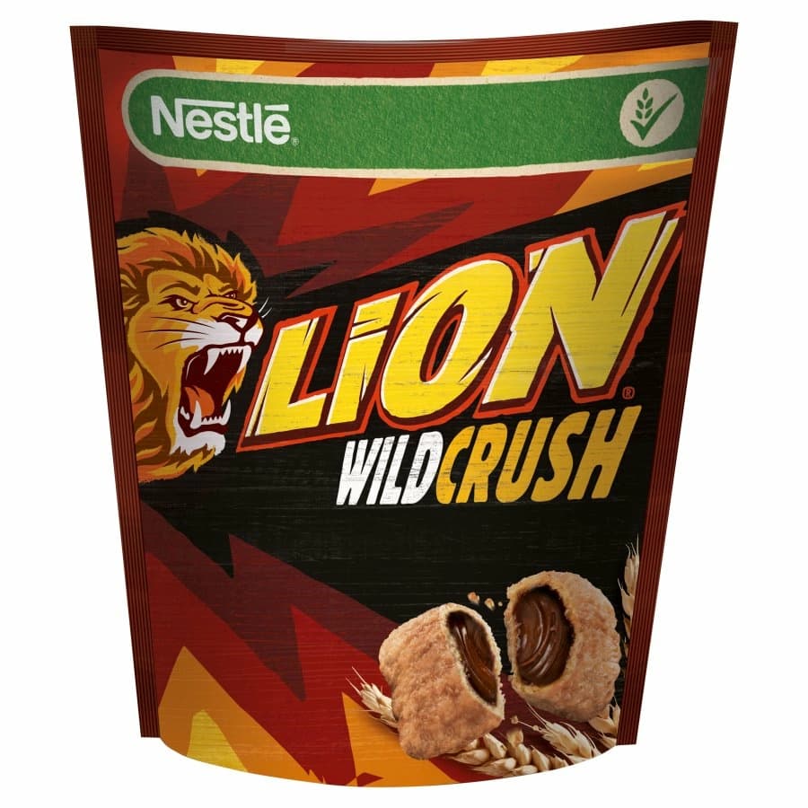NESTLÉ Płatki czekoladowo-karmelowe Lion WildCrush 350 g