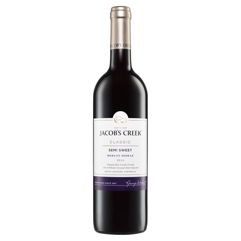 JACOB'S CREEK Wino Merlot Shiraz czerwone półsłodkie 750 ml