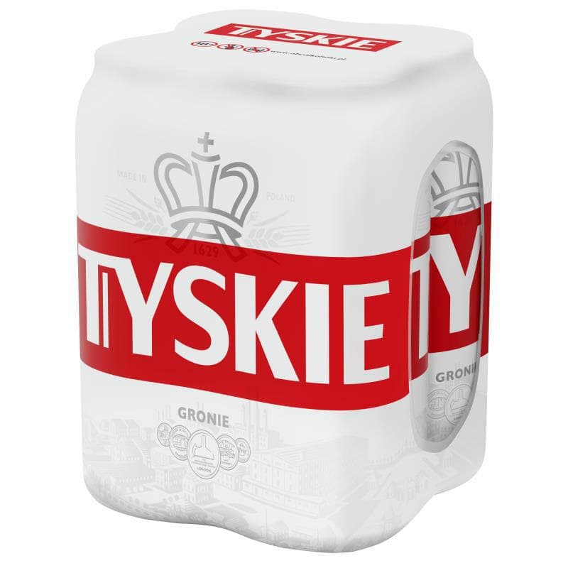 TYSKIE Piwo jasne pełne 4x500 ml 2000 ml