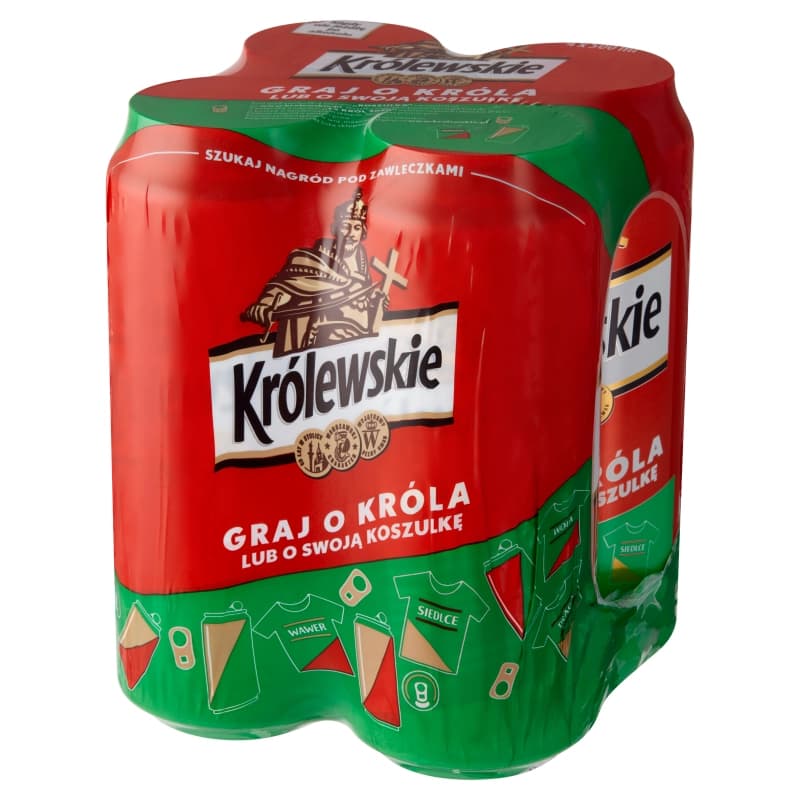 KRÓLEWSKIE Piwo jasne 4x500 ml 2000 ml