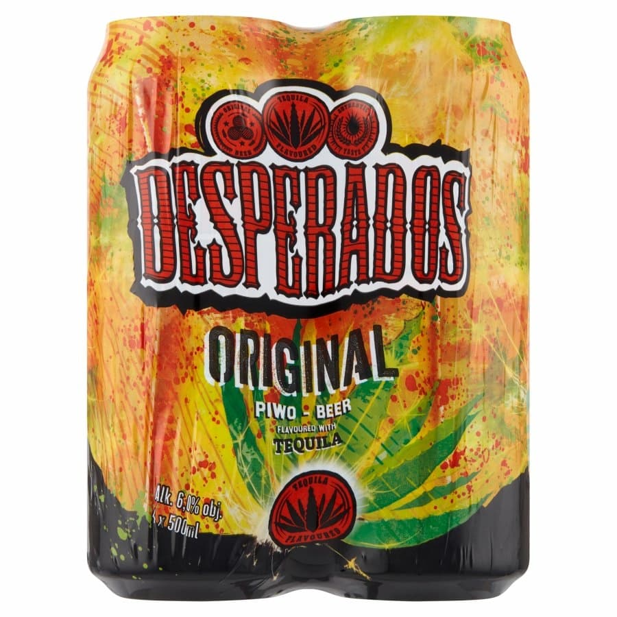 DESPERADOS Piwo aromatyzowane Original 4x500 ml 2000 ml