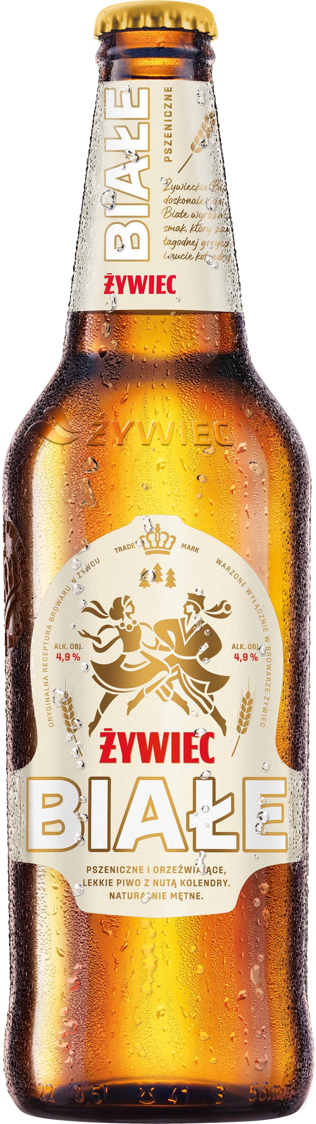 ŻYWIEC Piwo Białe pszeniczne butelka 500 ml