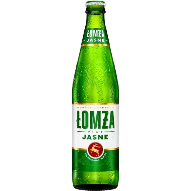 ŁOMŻA Piwo jasne butelka 500 ml