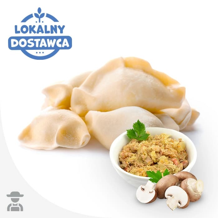 TEDJAR Pierogi z kapustą i pieczarkami