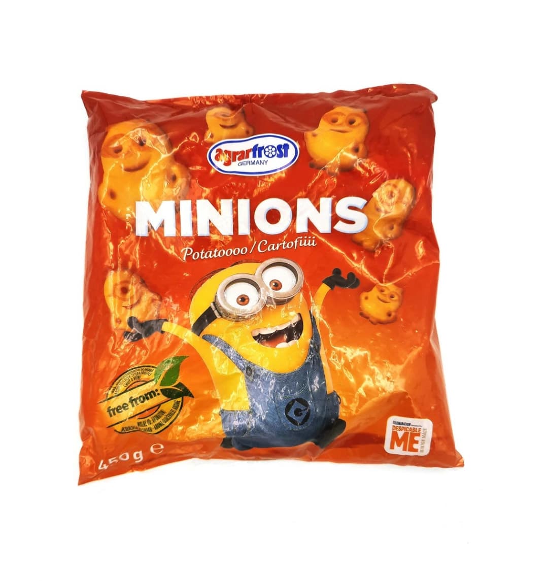 AGRARFROST MINIONS Ciasto ziemniaczane formowane w figurki mrożone 450 g
