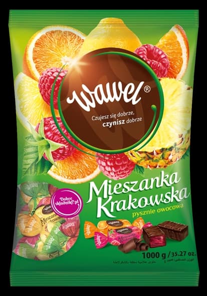 WAWEL Mieszanka Krakowska Galaretki w czekoladzie 1000 g