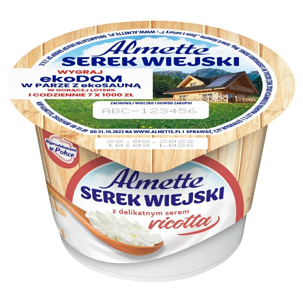 ALMETTE Serek wiejski z delikatnym serem ricotta 150 g