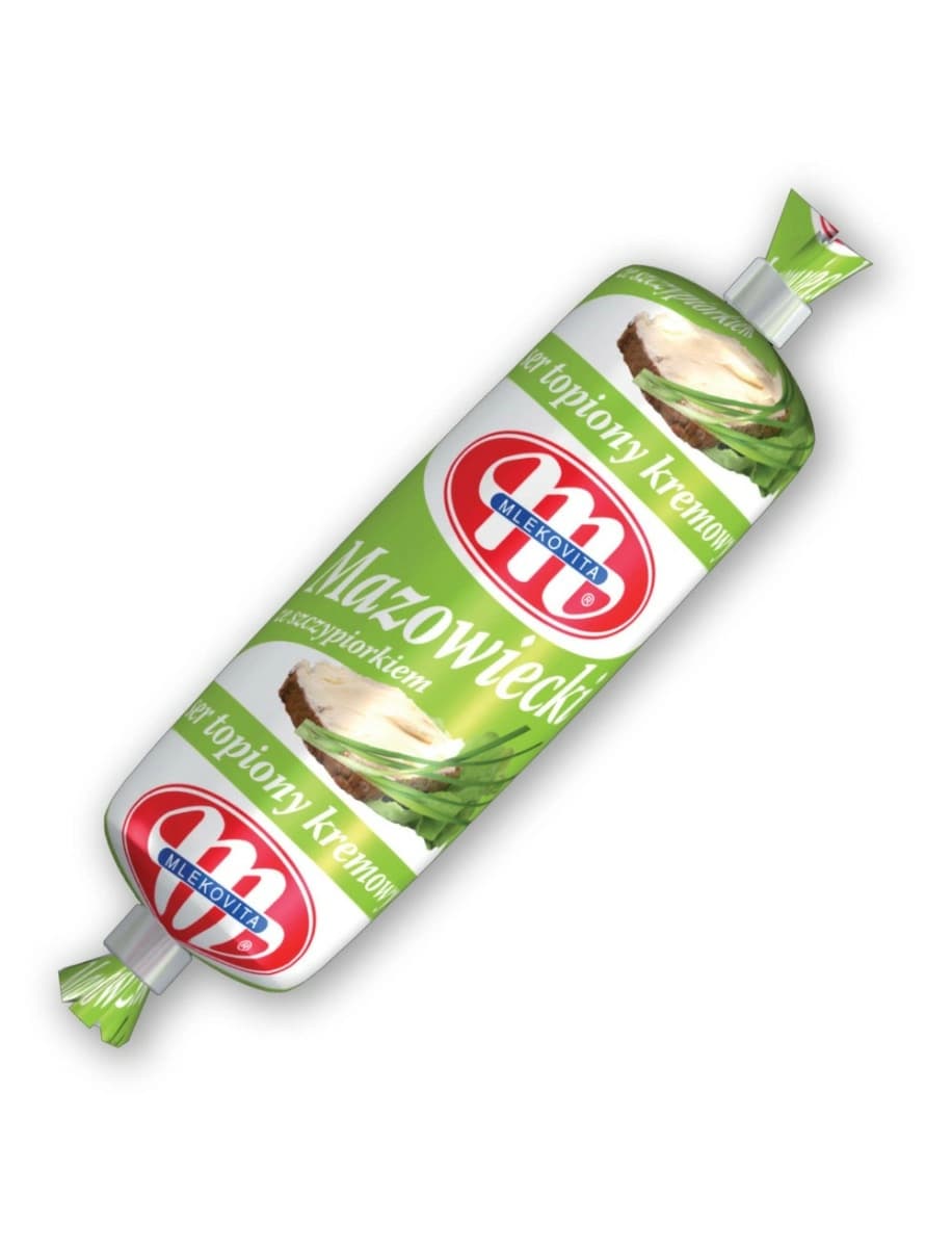 MLEKOVITA MAZOWIECKI Ser topiony kremowy ze szczypiorkiem 100 g
