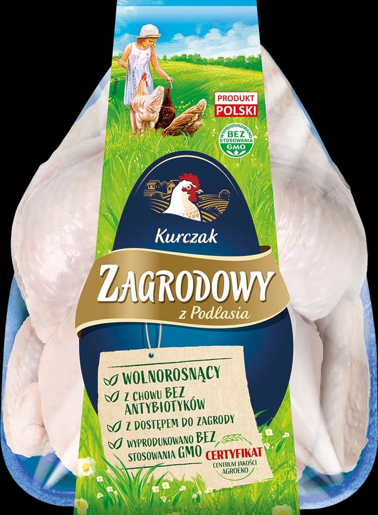 ZAGRODOWY Z PODLASIA Kurczak zagrodowy tuszka 1600 g