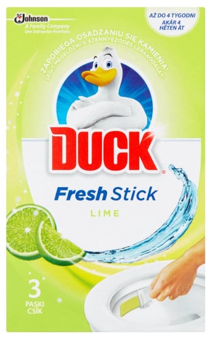 DUCK FRESH DISCS Żelowy pasek do toalety Lime 3 szt.