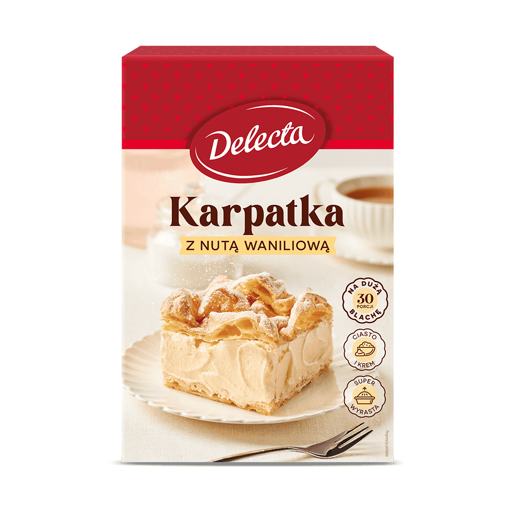 DELECTA Ciasto karpatka 375 g