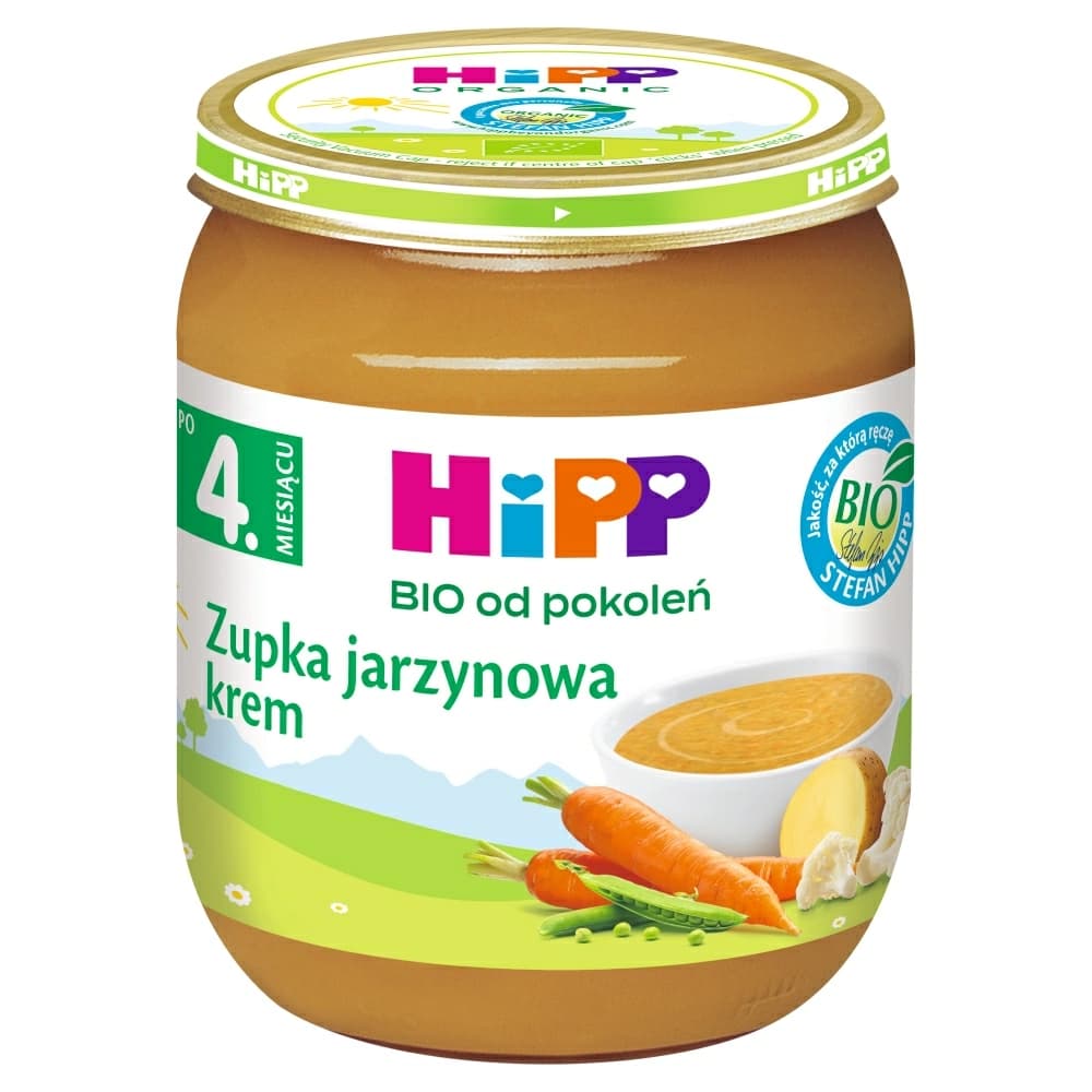 HIPP BIO Zupka jarzynowa krem po 4. miesiącu BIO 125 g