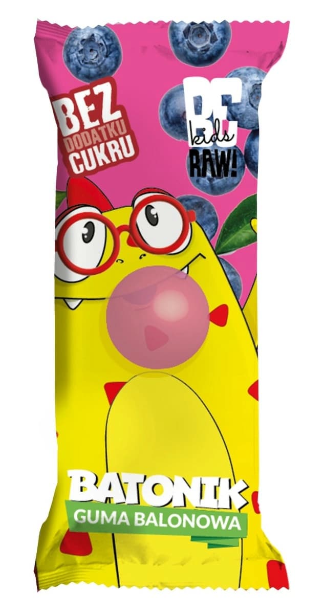 BE RAW! KIDS Baton guma balonowa 25 g