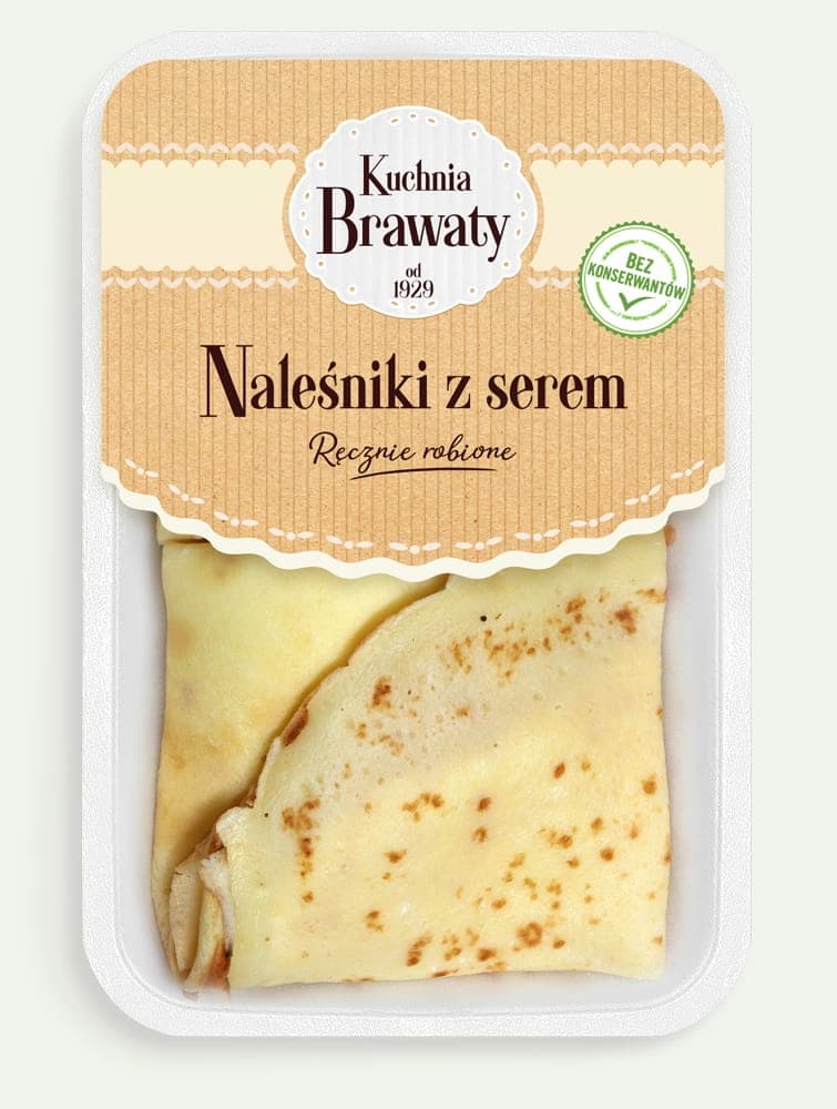KUCHNIA BRAWATY Naleśniki z serem 350 g