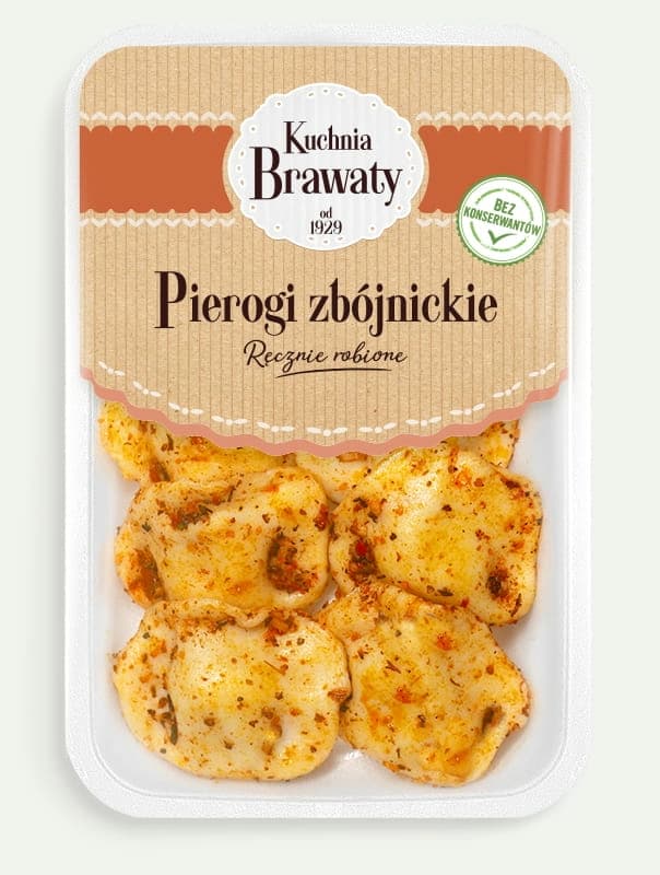 KUCHNIA BRAWATY Pierogi zbójnickie 350 g