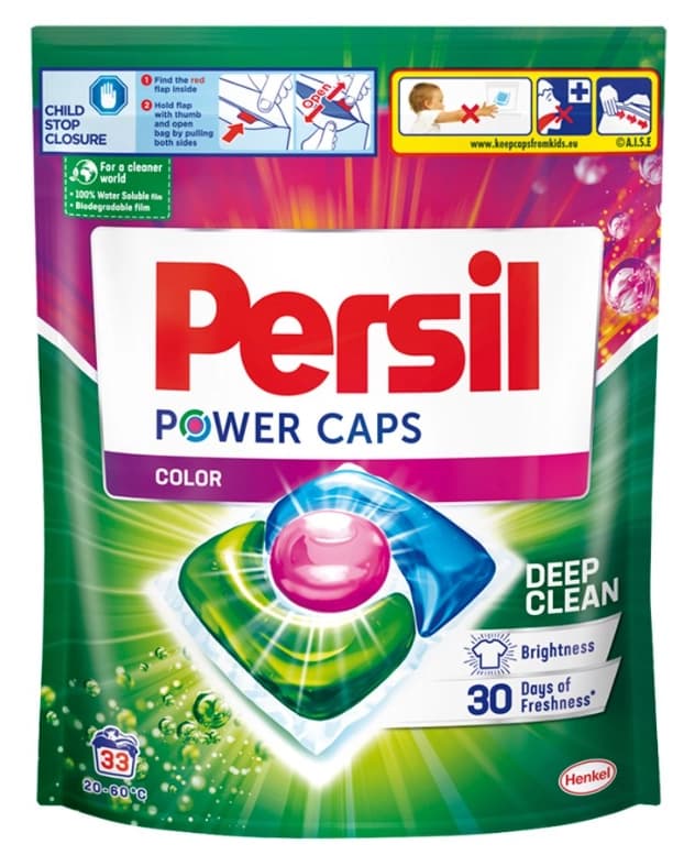 PERSIL POWER CAPS Kapsułki do prania Color 33 szt.