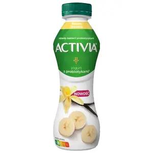 DANONE ACTIVIA Jogurt banan wanilia