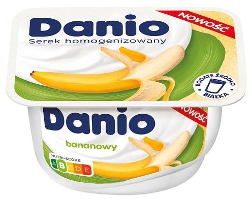 DANONE DANIO Serek homogenizowany bananowy