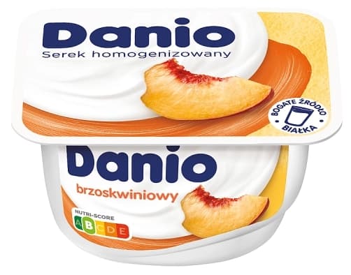 DANONE DANIO Serek homogenizowany brzoskwiniowy 130 g