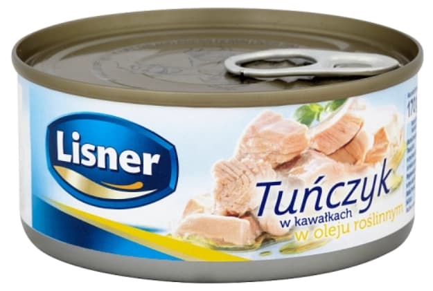 LISNER Tuńczyk w kawałkach w oleju roślinnym 170 g