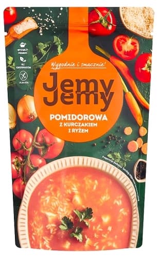 JEMYJEMY Pomidorowa z kurczakiem i ryżem 450 g
