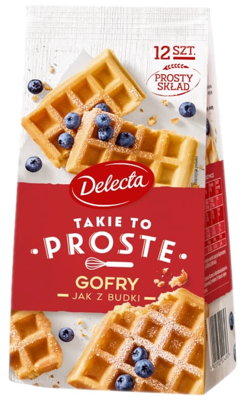 DELECTA Gofry jak z budki mieszanka do wypieku 340 g