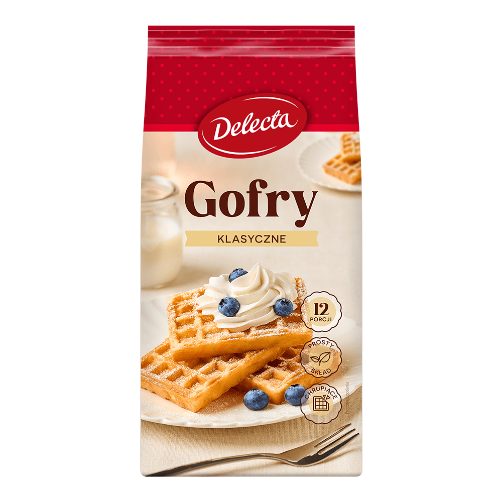 DELECTA Gofry jak z budki mieszanka do wypieku 340 g