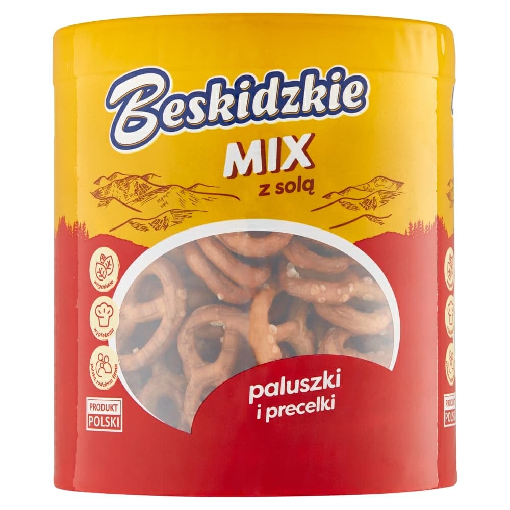 BESKIDZKIE Mix Paluszki i precelki z solą 275 g