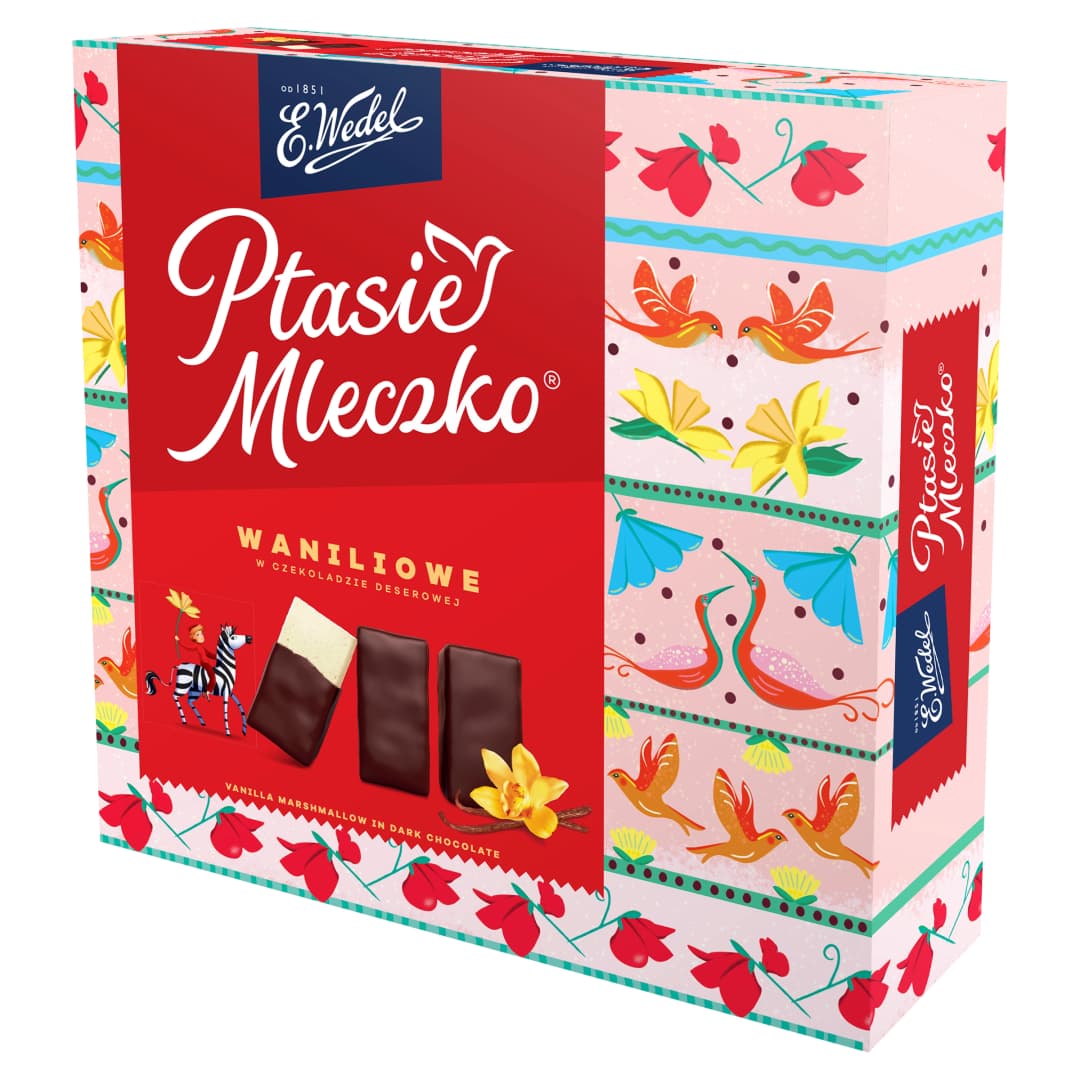 E. WEDEL Ptasie mleczko waniliowe 340 g