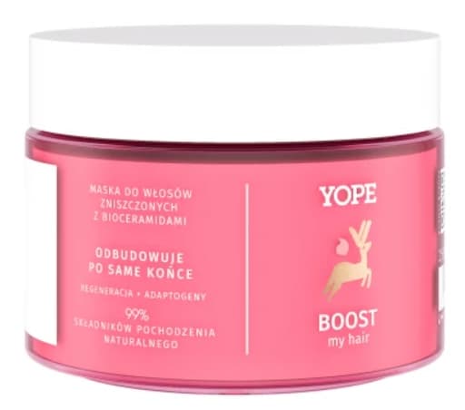 YOPE Boost Maska do włosów zniszczonych 250 ml