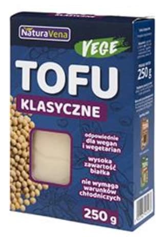 NATURAVENA Tofu klasyczne kostka VEGE 250 g