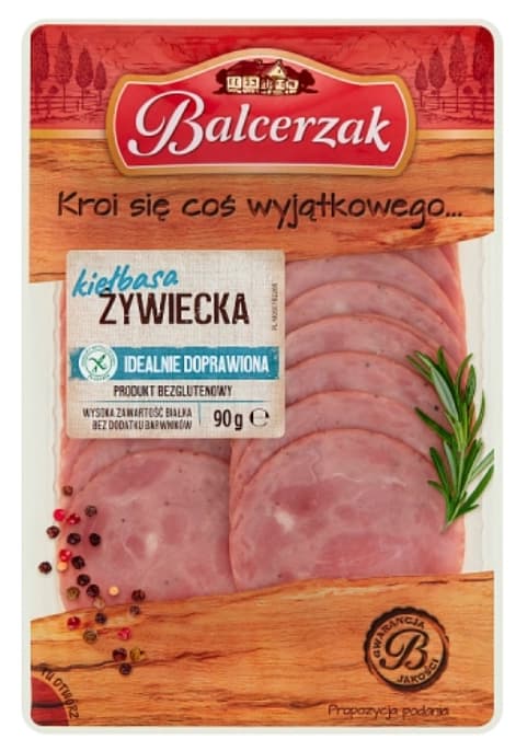 BALCERZAK Kiełbasa żywiecka 90 g