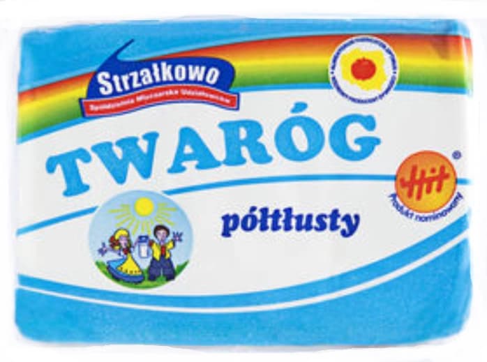 STRZAŁKOWO Twaróg półtłusty 200 g
