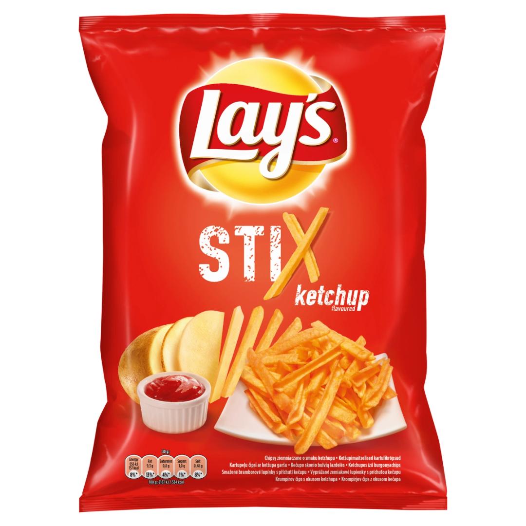 LAY'S STIX Chipsy ziemniaczane o smaku ketchupowym