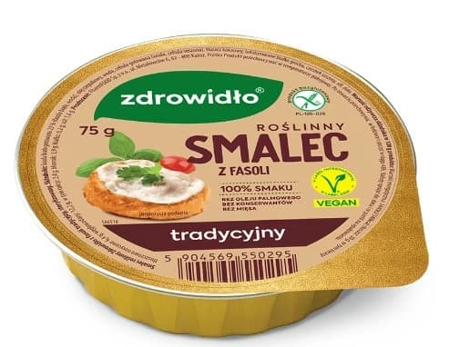 ZDROWIDŁO Smalec roślinny z fasoli tradycyjny VEGE 75 g