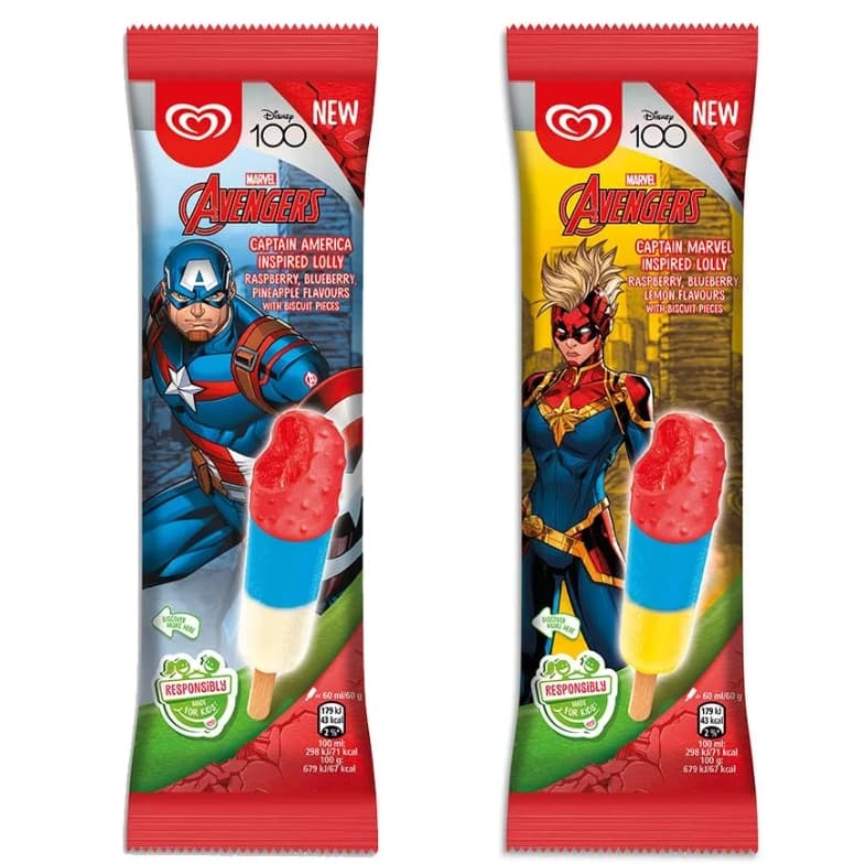 ALGIDA AVENGERS Lody 52 ml