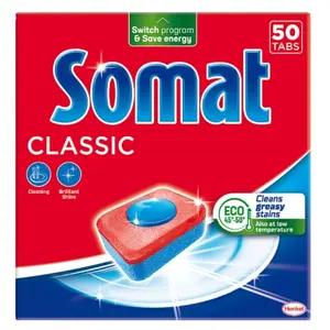 SOMAT Tabletki do mycia naczyń w zmywarkach Classic 50 szt