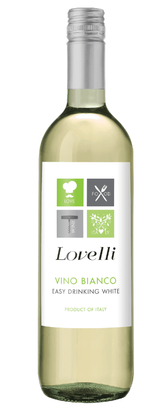 LOVELLI Wino Bianco białe wytrawne