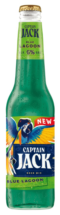 CAPTAIN JACK Piwo Blue Lagoon butelka 400 ml