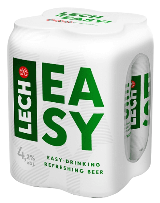 LECH Piwo jasne Easy 4x500 ml 2000 ml