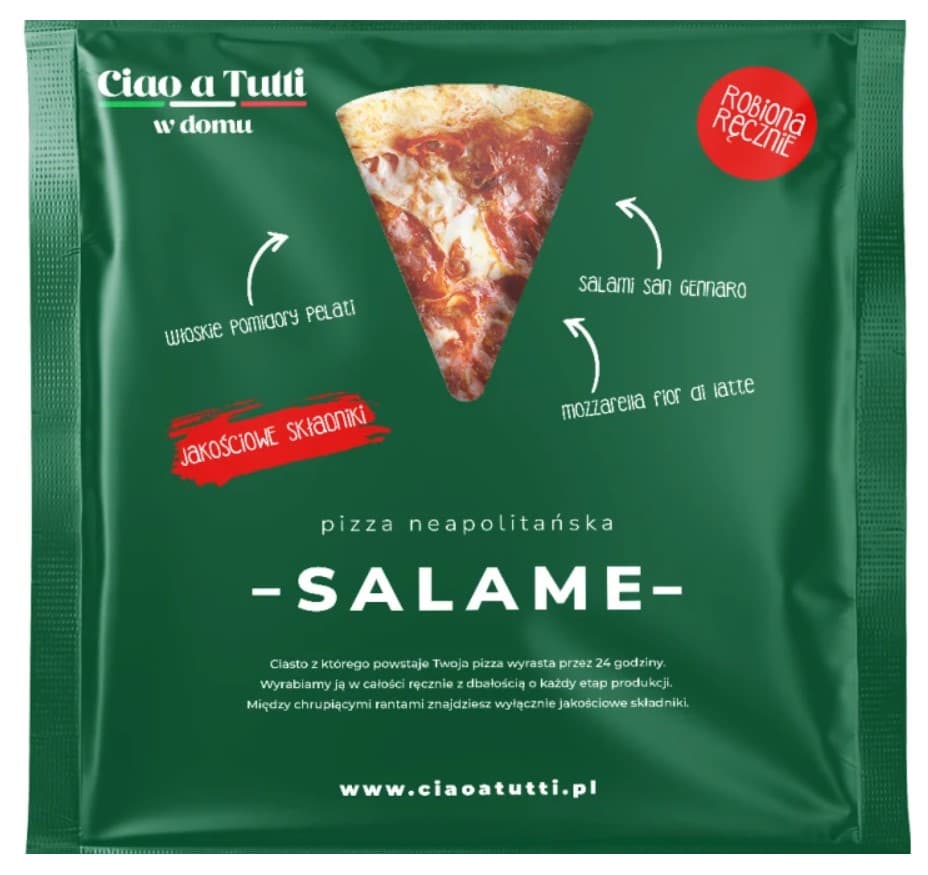 CIAO A TUTTI Pizza Salame 360 g