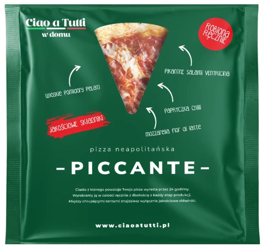 CIAO A TUTTI Pizza Piccante 360 g
