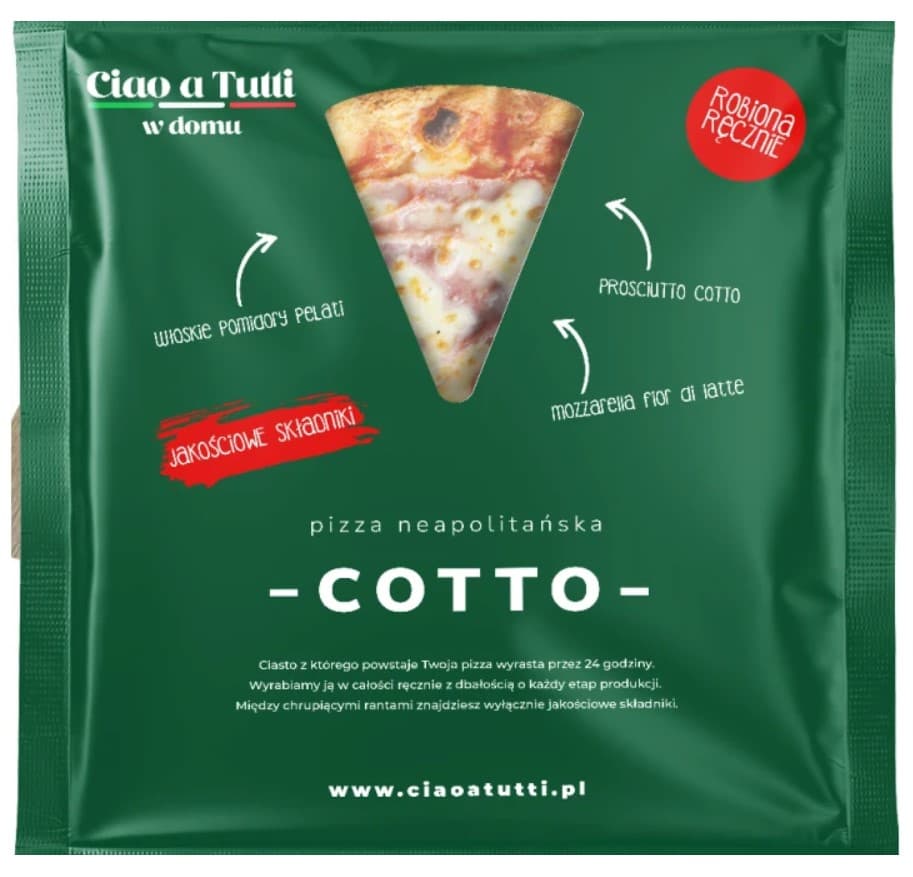 CIAO A TUTTI Pizza Cotto 380 g