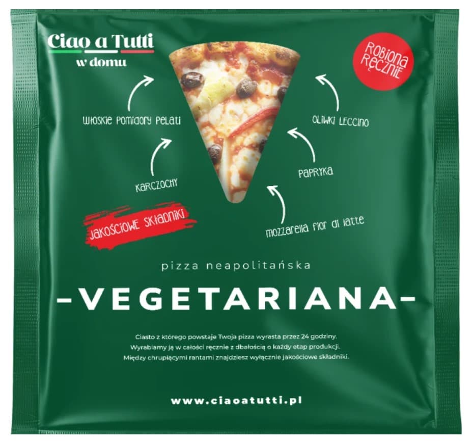 CIAO A TUTTI Pizza Vegetariana 420 g