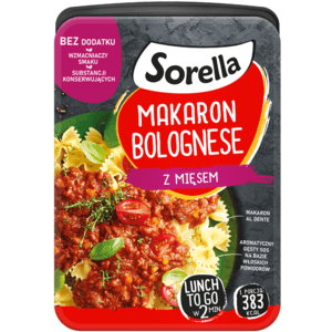 SORELLA Makaron w sosie bolognese z mięsem