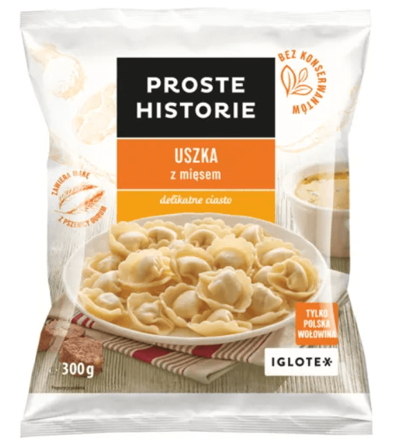 PROSTE HISTORIE Uszka Z Mięsem 300g