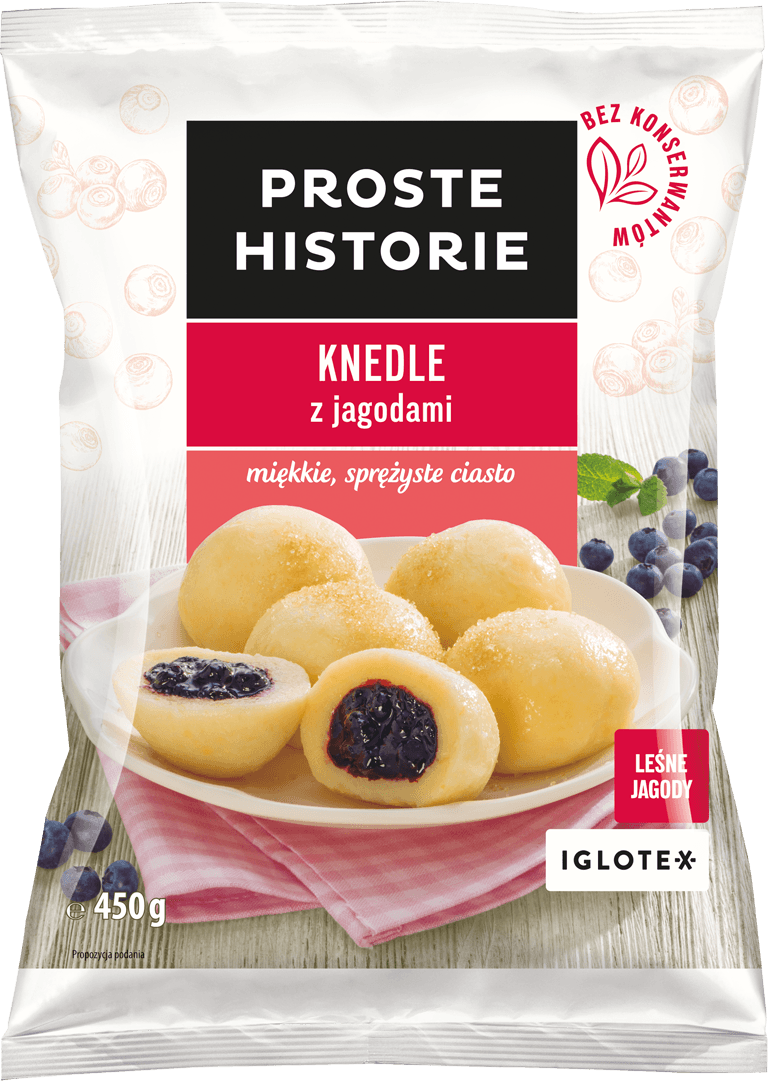 PROSTE HISTORIE Knedle Z Jagodami 450g