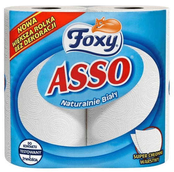 FOXY ASSO Ręcznik kuchenny 2 warstwowy 2 szt.