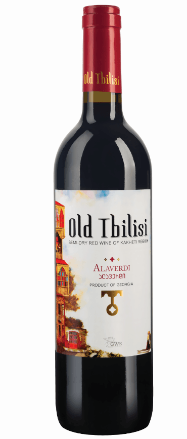 OLD TBILISI Wino Alaverdi czerwone półwytrawne 750 ml