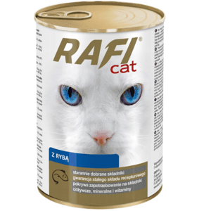 RAFI CAT Pokarm w puszce dla kotów z rybą 415g